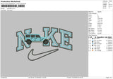 Nike Jeep Embroidery File 6 sizes