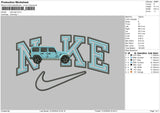 Nike Jeep Embroidery File 6 sizes