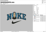 Nike Kai A Embroidery File 6 sizes