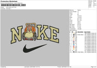 Nike Coco 2107 Embroidery File 6 size