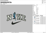 Nike Player 14 Embroidery File 6 sizes