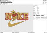 Nike Pooh 1312 Embroidery File 6 size
