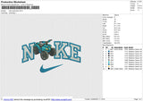 Nike Quad Bike Embroidery File 6 size