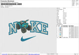 Nike Quad Bike Embroidery File 6 size