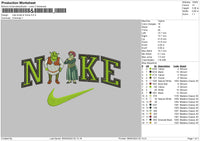 Nike Sherk0805 Embroidery File 6 sizes