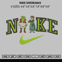 Nike Sherk0805 Embroidery File 6 sizes