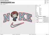 nike spiderkitty Embroidery File 4 size