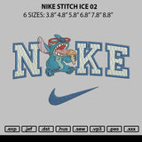 Nike Stitch Ice 02 Embroidery File 6 sizes