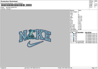 Nike Stitch Upside Embroidery File 6 sizes