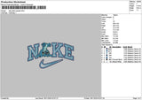 Nike Stitch Upside Embroidery File 6 sizes