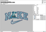 Nike Stitch Upside Embroidery File 6 sizes