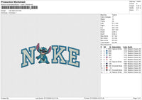Nike stitch v6 Embroidery File 6 size