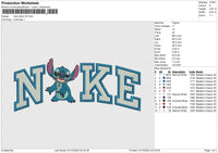 Nike stitch v6 Embroidery File 6 size