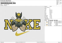 Nike Wolferin Embroidery File 6 size