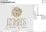 Nohas desert disco Embroidery File 6 size