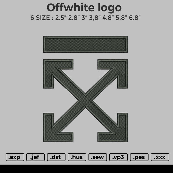 Off white Logo Embroidery