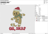 Oh Snap Embroidery File 6 size