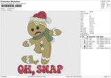 Oh Snap Embroidery File 6 size