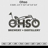 Ohso Embroidery File 6 size