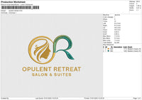 Opulent Retreat Embroidery File 6 size