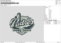 Pedres v2 Embroidery File 6 size