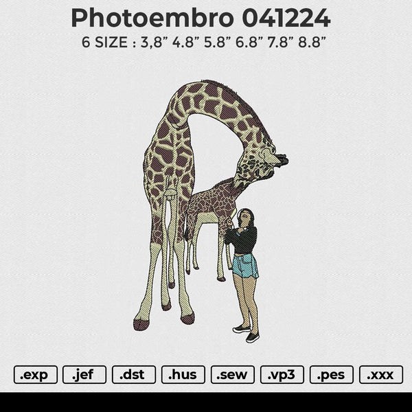 Photoembro 041224 Embroidery File 6 size