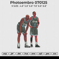 Photoembro 070125 Embroidery File&nbsp;6 size