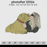 Photoflat 121124 Embroidery File 6 size