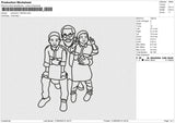 Photoline 110625b Embroidery File 6 size