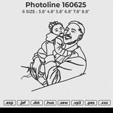 Photoline 160625 Embroidery File 6 size