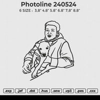 photoline 240524 Embroidery File 6 size