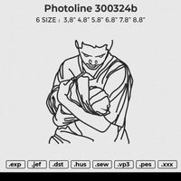 Photoline 300324b Embroidery File 6 size