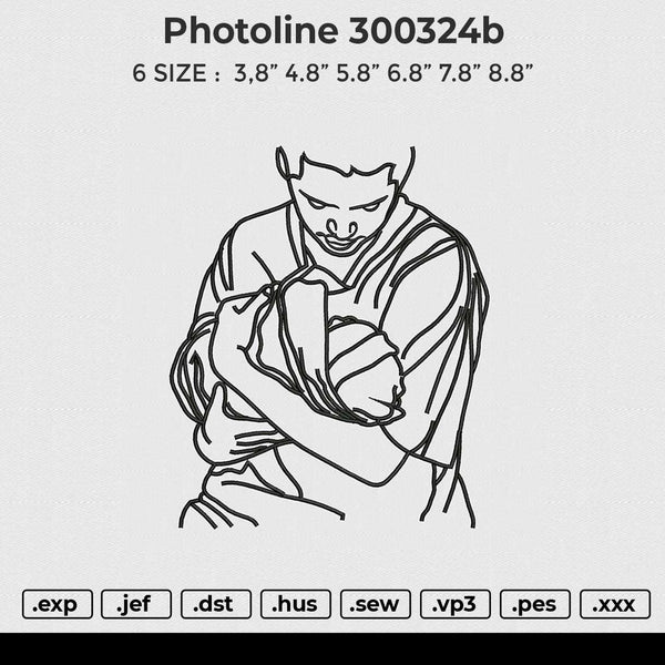 Photoline 300324b Embroidery File 6 size