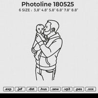 Photoline 180525 Embroidery File 6 size