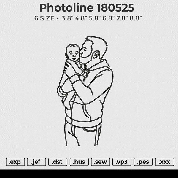 Photoline 180525 Embroidery File 6 size