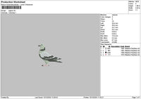 Pigeon 01 Embroidery File 6 sizes