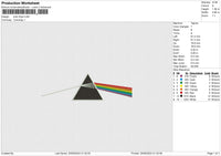 Pink floyd Embroidery File 6 size