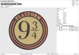 Platform patch Embroidery File 6 size