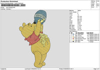 Pooh0103 Embroidery File 6 sizes