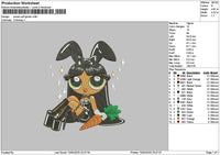 Power Ghotic Embroidery File 6 sizes