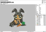 Power Ghotic Embroidery File 6 sizes