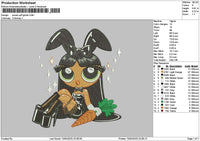 Power Ghotic Embroidery File 6 sizes