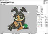 Power Ghotic Embroidery File 6 sizes
