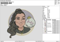 Prestigetext Embroidery File 6 sizes