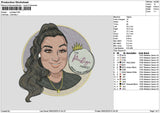 Prestigetext Embroidery File 6 sizes