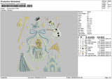 Princessflowers V2 Embroidery File 6 sizes