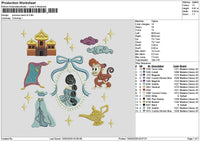 Princessback V5 Embroidery File 6 sizes