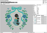 Princessflowers V8 Embroidery File 6 sizes