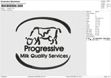 Progresif Embroidery File 6 size