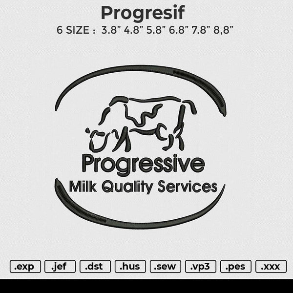 Progresif Embroidery File 6 size